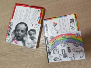Pack 2 Juegos Djeco: Color Connect y Grimaces