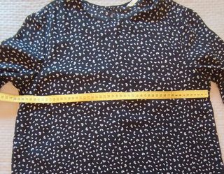 Blusa estampada manga larga