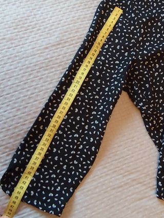 Blusa estampada manga larga