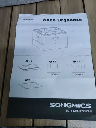 SONGMICS Organizador de Zapatos