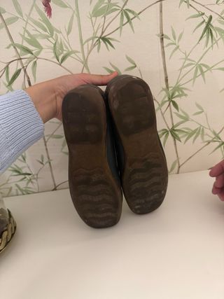 Mocasines Piel Azul Corte Inglés