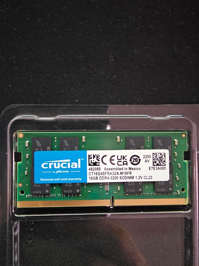 Memoria RAM Crucial 16GB DDR4 3200MHz SODIMM