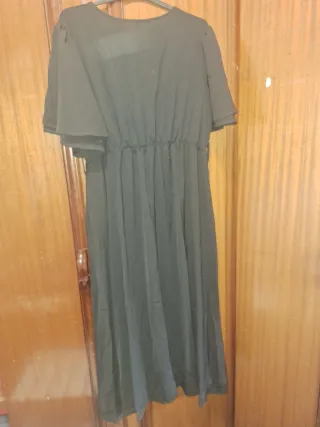 Vestido largo negro primavera verano