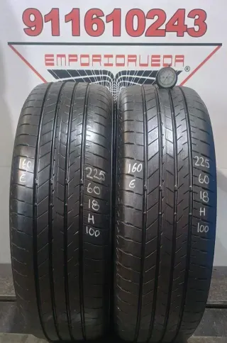 225 60 18 H BRIDGESTONE RUEDA AL 90% VIDA UTIL