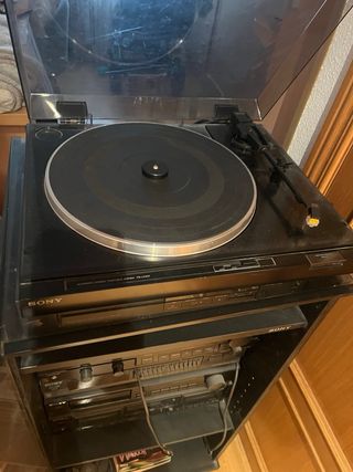 Equipo Hi-fi vintage Sony + tocadiscos