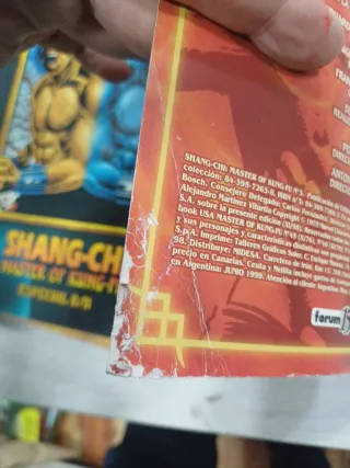 COLECCIÓN SHANG CHI 3 TOMOS + TESOROS MARVEL