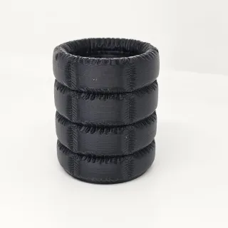 Soporte redondo para pegamento