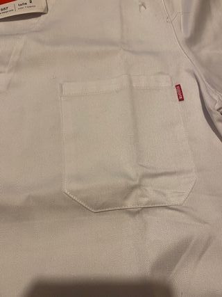 Camisa Sanitaria Blanca Manga Corta Veillia