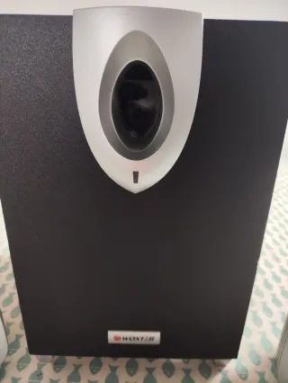Altavoces Woxter PC Negro/Plata
