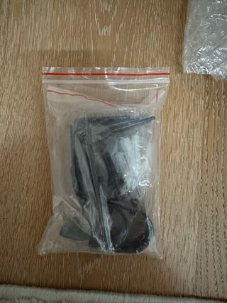 Soportes para Cortinas nuevos Negros (3uds)