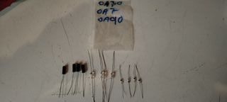 Lote de Diodos OA7, OA70, OA90