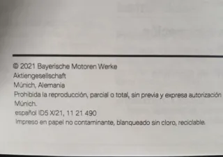 Manual de  instrucciones BMW X1