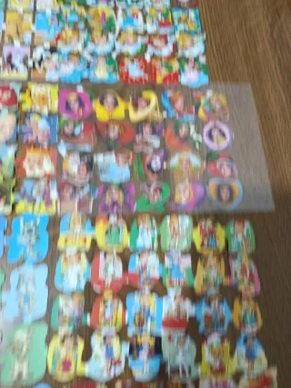 8 Láminas Cromos Troquelados Vintage