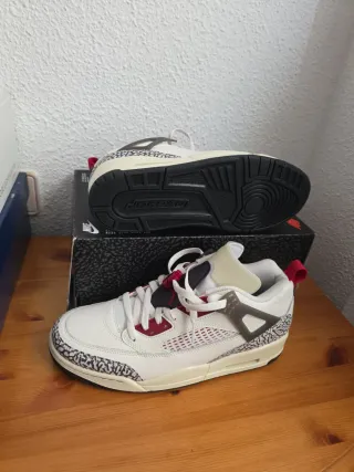 Jordan 3 Retro Blanco Rojo Talla 42