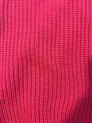 Jersey rosa corto de punto