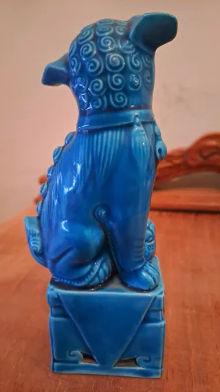 Perro Foo / León Guardián Chino Azul