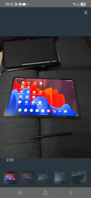Samsung Tab S7+ Plus 5G Tablet Casi Nueva