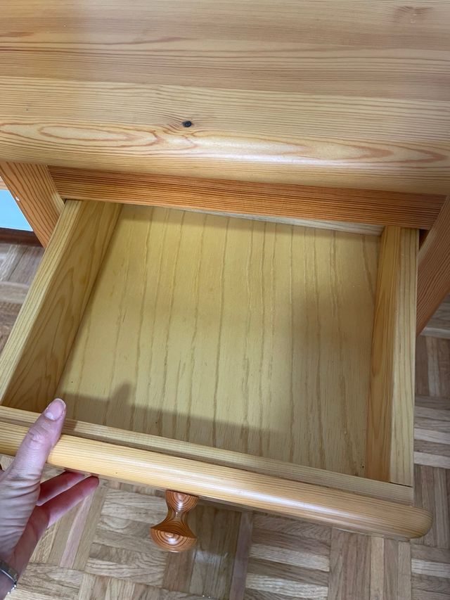 Cabecero + 2 mesillas de madera maciza -cama 110cm
