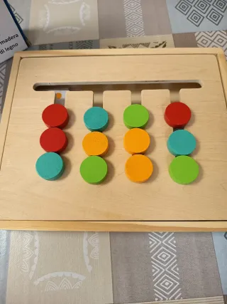 Juego de Lógica Montessori Madera
