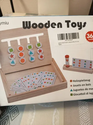 Juego de Lógica Montessori Madera
