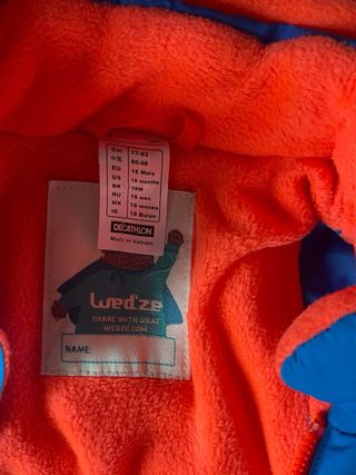 Mono nieve Wed'ze niño/niña