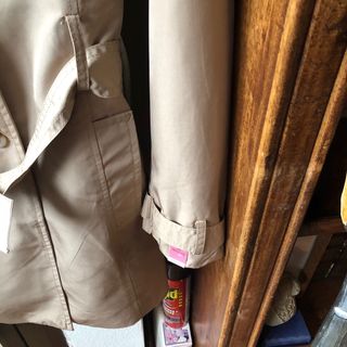 Rebajada Gabardina Beige