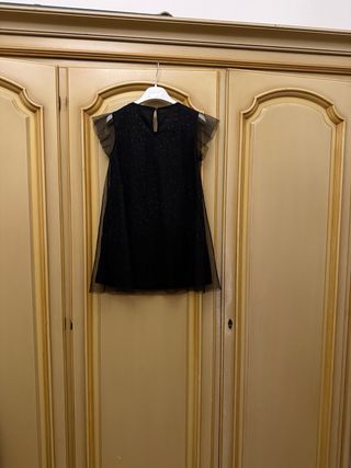 Abito nero elegante bambina 8 anni In Extenso