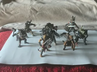 Lote 8 Figuras Guerreros Mutantes Papo