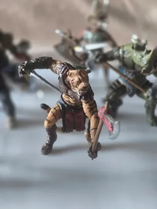 Lote 8 Figuras Guerreros Mutantes Papo