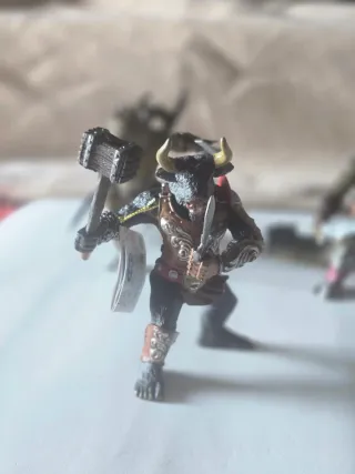 Lote 8 Figuras Guerreros Mutantes Papo