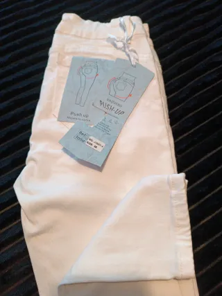 Pitillo blanco talla 36