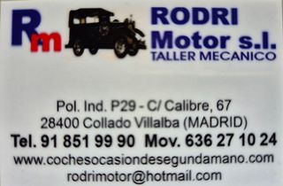 Puesto de mecánico taller de vehículos