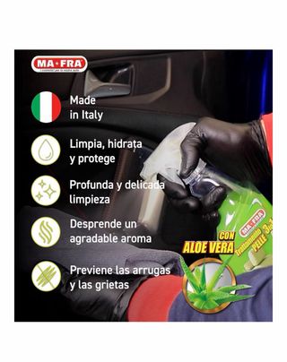 Limpiador asientos coche Cuidado de la piel 3 en 1