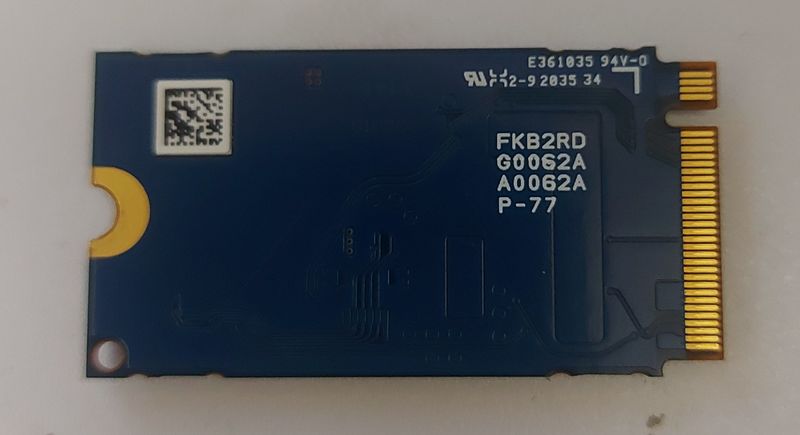 SSD 256GB M.2 NVMe KIOXIA afbeelding 2