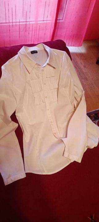 Camisa Armani Blanca Mujer Talla M