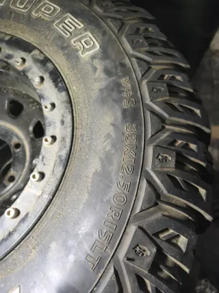 Juego 4 llantas con neumáticos COOPER