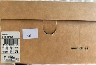 Zapatillas Munich unisex talla 39 nuevas
