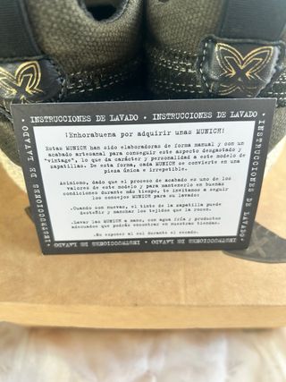 Zapatillas Munich unisex talla 39 nuevas