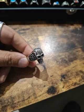 Anillo Acero Inoxidable Calavera Hombre