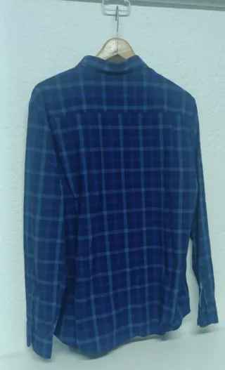 Camisa cuadros algodón Massimo Dutti XXL