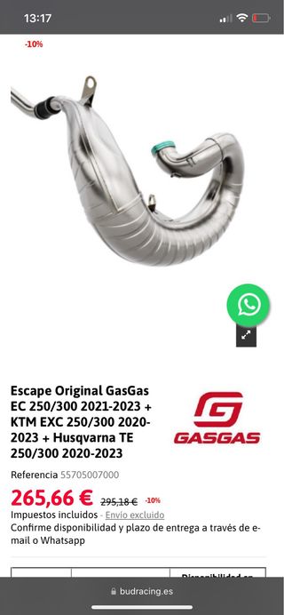 Bufanda Escape Original Husqvarna KTM GasGas