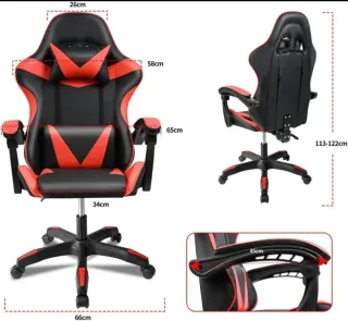 Silla Gamer Negra y Blanca sin abrir en su caja