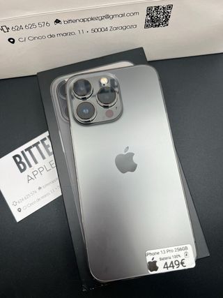 iPhone 13 Pro 256GB BAT 100% / GARANTÍA! CAMBIOS!