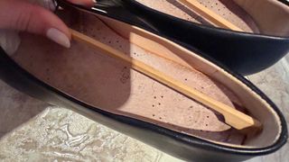 Zapatos de azafata negros