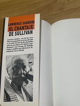Novela negra El chantaje de Sullivan