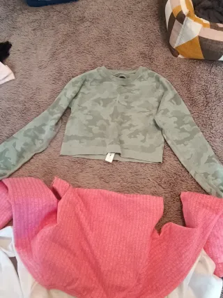 3 Tops Fitness Manga Larga Mujer Talla M