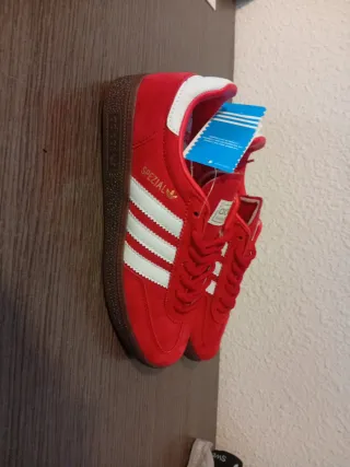 Adidas Spezial Rojo Blanco Talla 38