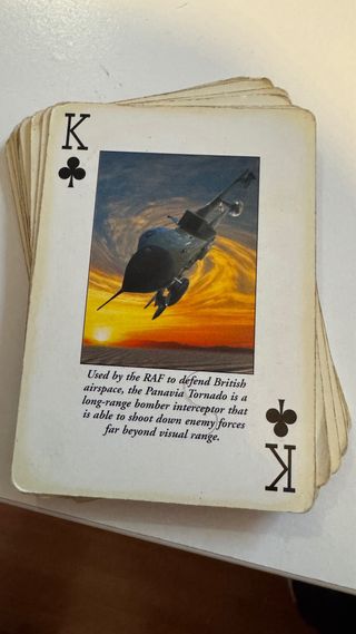 Baraja de cartas de póker de aviones
