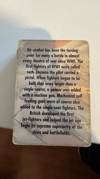 Baraja de cartas de póker de aviones