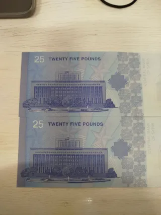 2 Banconote 2 Serie Siriane Correlativa